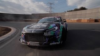 RAW Footage  HKS GT86 Drifting Tsukuba Circuit Taniguchi NOB [upl. by Aneen851]