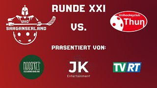 Herren NLB UHC Sarganserland  UHC Thun Highlights [upl. by Stannfield434]