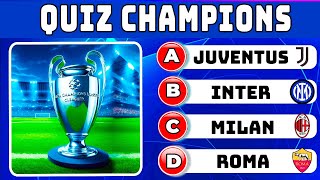 Quanto ne sai della Champions League Quiz sul calcio 20242025 [upl. by Huston]