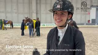 Eleonora Sanna vince il GP 126x126 Fieracavalli finale Gold presented by Veronafiere [upl. by Chas120]