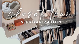 CLOSET TOUR 2024 Capsule Wardrobe amp Organization [upl. by Esilec383]