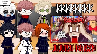 Jujutsu Kaisen react MEMÓRIAS CRINGE DO CARNAVAL O CARNAVAL DAS MALDIÇÕES 4😂❤️ •VoiceMakers• [upl. by Llertniuq]