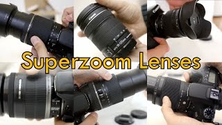 The Best AllInOne  Walkaround  Superzoom Lenses 6 Lenses Compared for Canon [upl. by Dowzall]