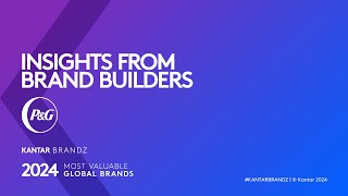 Insights from Brand Builders  Kirti Singh Chief Analytics Insights and Media Officer PampG [upl. by Joktan547]