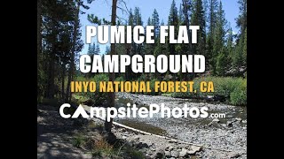 Pumice Flat Campground Inyo National Forest California [upl. by Eelirrem925]