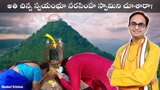 ప్రపంచంలోనే అతి చిన్న స్వయంభూ నారసింహుడు మన దగ్గర్లోనేNarasimha temple Korukonda  Nanduri Srinivas [upl. by Richella]