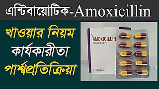 Amoxicillin 500 এর কাজ কি  amoxicillin 500 mg capsule bangla  Amoxicillin review in bangla [upl. by Euqinomod]