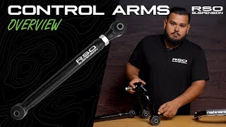 RSO Suspension  Control Arms Overview [upl. by Ramraj]