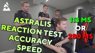 Astralis CSGO players Device Magisk Dupreeh amp Bubzkji test Reaction time speed and accuracy 🎯 [upl. by Annat879]