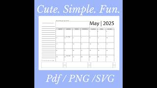 Etsy Calendar 2025 Gen Z [upl. by Addie507]