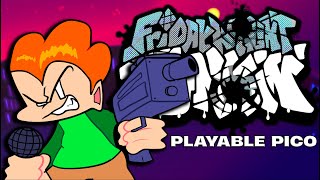 PLAYABLE PICO IS HERE FNF Destination 2 Gameplay [upl. by Anileuqcaj]