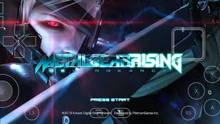 Metal Gear Rising Revengeance Gameplay Winlator Emulator Android Windows Emulator [upl. by Ardnas]