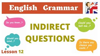 Indirect Questions – English Grammar lesson [upl. by Htebharas]