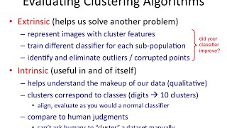 Clustering 9 Evaluating clustering systems [upl. by Nyer692]