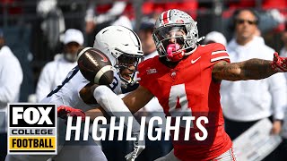 No 7 Penn State Nittany Lions vs No 3 Ohio State Buckeyes Highlights  CFB on FOX [upl. by Nakasuji561]