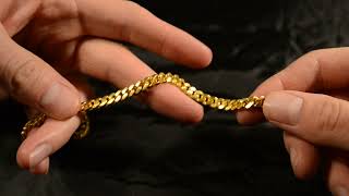 24K Cuban Link Chain 1 Year Later and Burnishing [upl. by Aynosal]