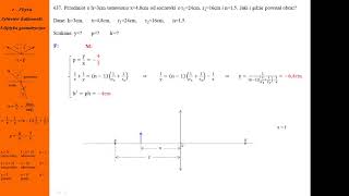 637 Fizykamax optyka geometryczna równanie soczewki wzór soczewkowy powiększenie [upl. by Dnalel411]