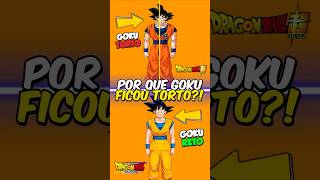 Por que Goku ficou Torto no Anime de Dragon Ball 🤔📏 [upl. by Avuha]