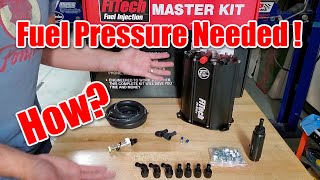 Fuel Injection Conversion Part 2 How to supply Fuel to an EFI system  FiTech Force Fuel [upl. by Enyr]