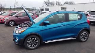 2019 Chevy SPARK ACTIV Hatchback Manual  CARIBBEAN BLUE METALLIC  Walk Around amp Review [upl. by Nuzzi513]