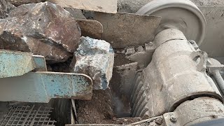 💆‍♀️Satisfying Stone Crushing Process ASMR Giant Rock Crushing 👹Jaw Crusher in Action”stonecrusher [upl. by Lessirg145]