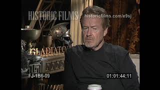 Gladiator Director Ridley Scott Interview Press Junket 2000 [upl. by Aissak]