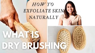 DRY BRUSHING  BEST WAY TO EXFOLIATE YOUR BODY AT HOME  WHAT IS DRY BRUSHING  HOW TO USE DRY BRUSH [upl. by Earezed176]