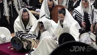 Toldos Avrohom Yitschok Rebbe In Kiryas Joel  Rosh Chodesh Av 5784 [upl. by Kiel]