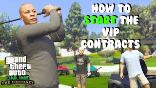 How To Start The VIP Contracts In The Agency GTA Online [upl. by Korman]