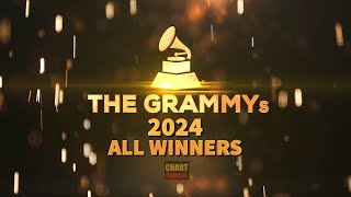 Grammys 2024  ALL WINNERS  The 66th Annual Grammy Awards 2024  February 04 2024  ChartExpress [upl. by Lal193]