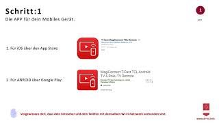 TCL T Cast installieren und verbinden TV TCL Thomson by Dr TCL [upl. by Kir]