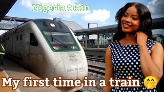 VLOG My first time in a train Ibadan to Lagos amp Lagos to Ibadan train experience Nigeria train [upl. by Namas230]