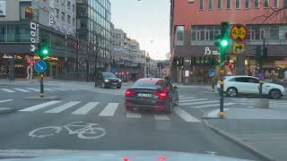 4K Driving in Stockholm Sweden City center driving [upl. by Bethanne]