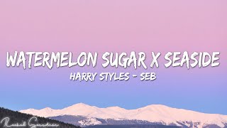 Harry Styles  SEB  Watermelon Sugar x Seaside Lyrics [upl. by Iralam]