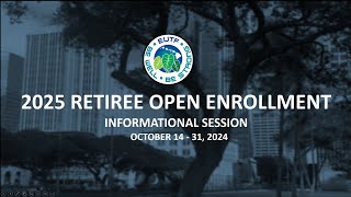 EUTF RETIREE OE 2025 Presentation Video [upl. by Joellen]