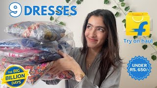 Trendy Dresses from FLIPKART 😍 Under Rs650 🤩 Sale Try on ➕ first impressions ➕ honest review [upl. by Ttocs]