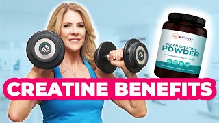 10 Benefits of Taking Creatine Every Day for AntiAging amp Muscle Growth [upl. by Aenet]