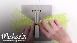 Make Bows Two Ways  DIY Holiday  Michaels [upl. by Burdett]