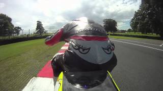 CB500 at Oulton Park  Overtakes [upl. by Kceb120]