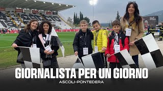 Giornalista per un giorno  AscoliPontedera  Ascoli Calcio [upl. by Lucas]