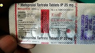 Metopole 25 tablet uses in hindi  Metoprolol 25 mg tablets  हाई ब्लड प्रेशर और अधकपाराई के लिए [upl. by Yenruoj]