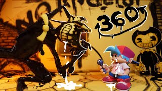 360° vs Bendy Last Reel Animation Friday Night Funkin [upl. by Conyers]