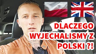 DLACZEGO WYJECHALISMY Z POLSKI  emigracja anglia polacyzagranica [upl. by Ahselef]