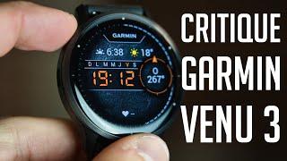 Ma critique de la montre Garmin Venu 3 [upl. by Irtak]