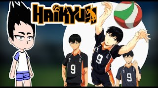 Kageyamas past teammates react to his futureHaikyuu [upl. by Llevart100]