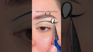 Halloween eyeliner ideas👻🦇🩸 makeuptutorial shorts halloween2024 halloween makeup [upl. by Iot]