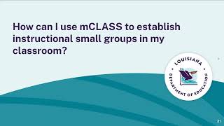 Using mCLASS to Establish Instructional Small Groups Inside the Literacy Block [upl. by Teriann]