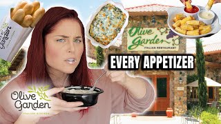 OLIVE GARDEN APPETIZERS RANKED Which are the best [upl. by Ajnek]