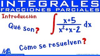 Integración por Fracciones Parciales  Introducción [upl. by Dever]