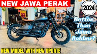 Finally 2024 Jawa Perak Detailed Review  New Updates  Price  Change  Features😱Better Than Bobber [upl. by Wessling]